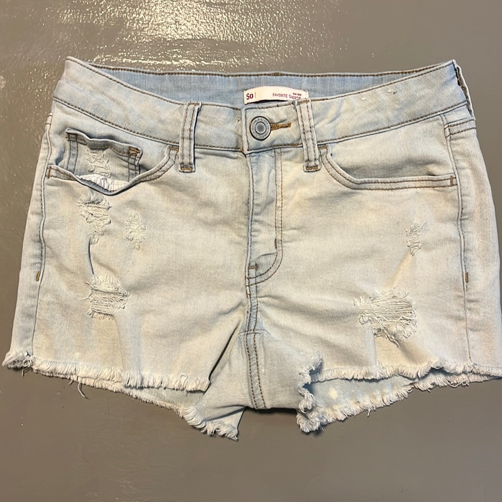 So, womens Jean shorts, size 7